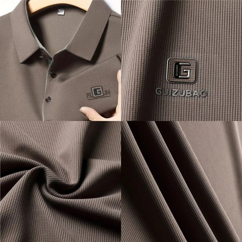 [Leve 5, Pague Só 3] Kit de Camisas Polo Masculinas Valder Premium em Seda Mulberry, Poliéster e Elastano - Pré Black Friday🔥