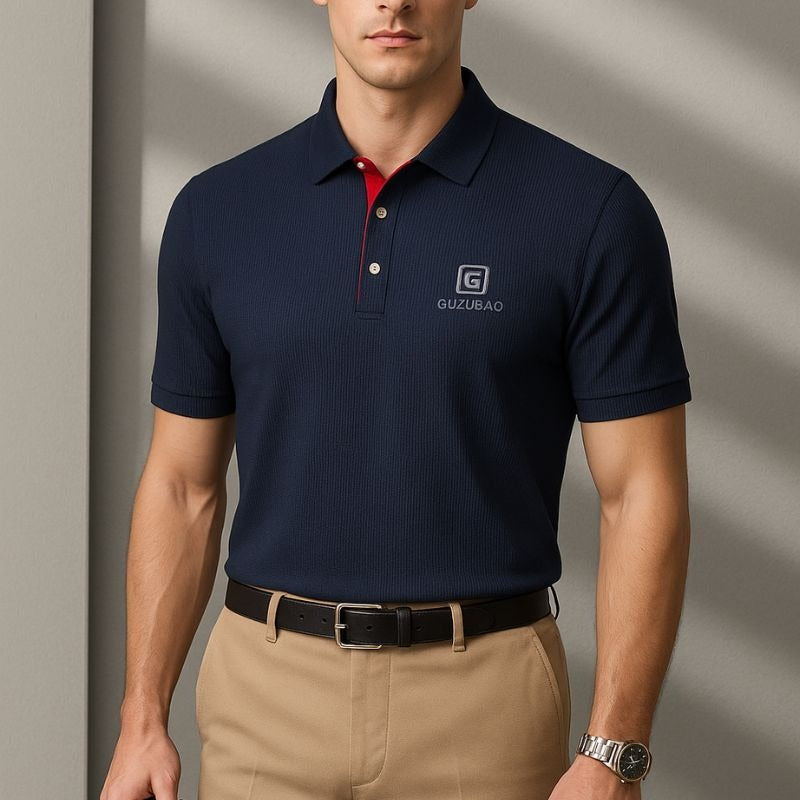 [Leve 5, Pague Só 3] Kit de Camisas Polo Masculinas Valder Premium em Seda Mulberry, Poliéster e Elastano - Pré Black Friday🔥
