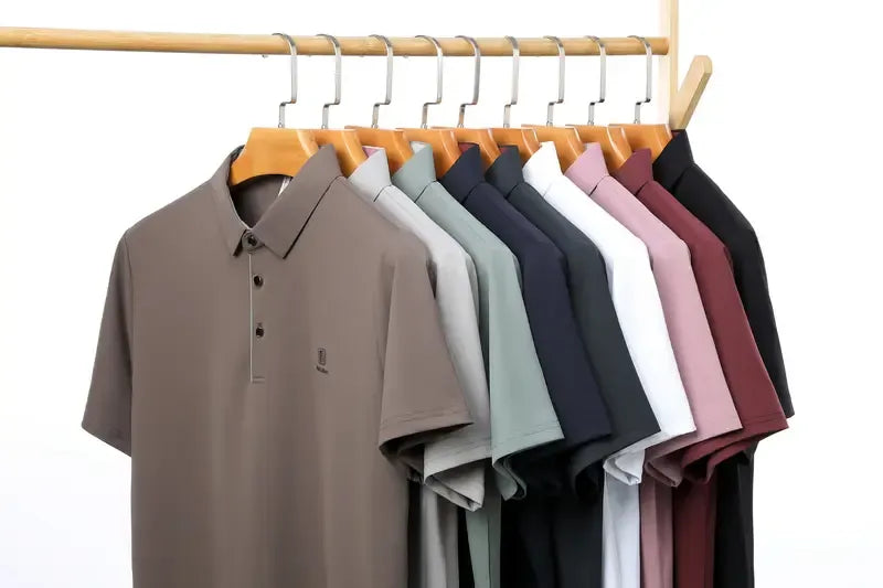 [Leve 5, Pague Só 3] Kit de Camisas Polo Masculinas Valder Premium em Seda Mulberry, Poliéster e Elastano - Pré Black Friday🔥